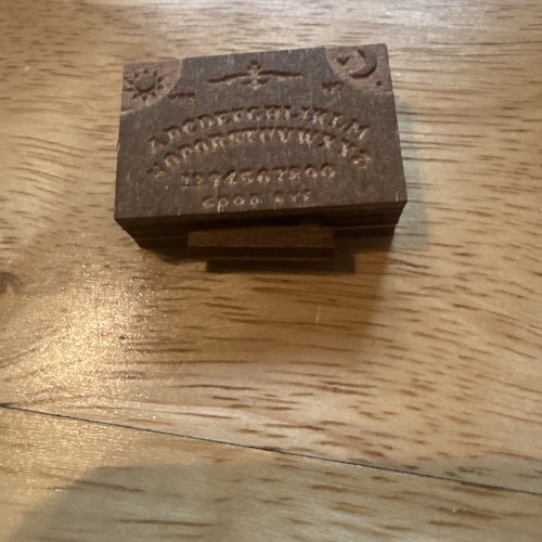 Mini wooden ouija board with - wooden,