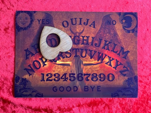 Wooden ouija board - ouija, game