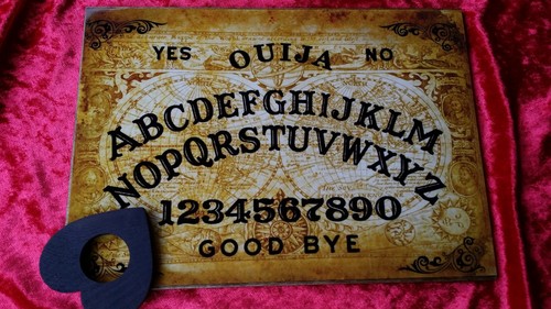 Wooden ouija board game - wooden,
