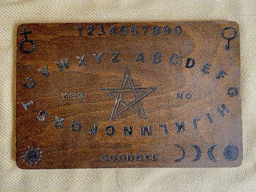 Handmade vintage wooden - wooden, ouija