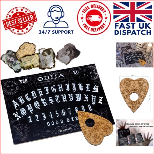 Handcrafted wooden ouija board - wooden,