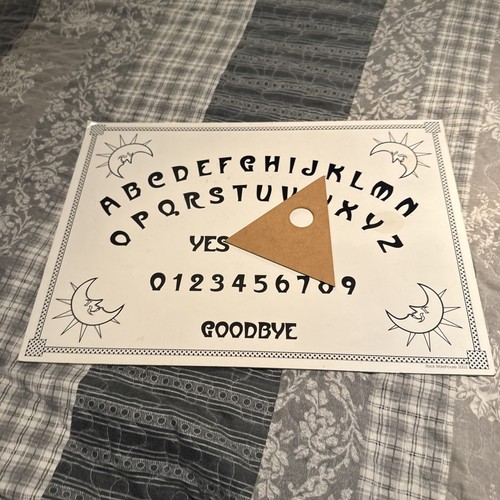 Ouija board game with - board,