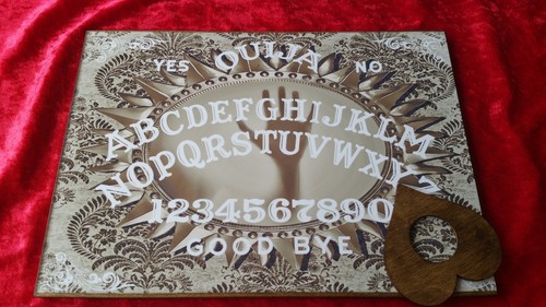 Wooden ouija board - ouija, mirror